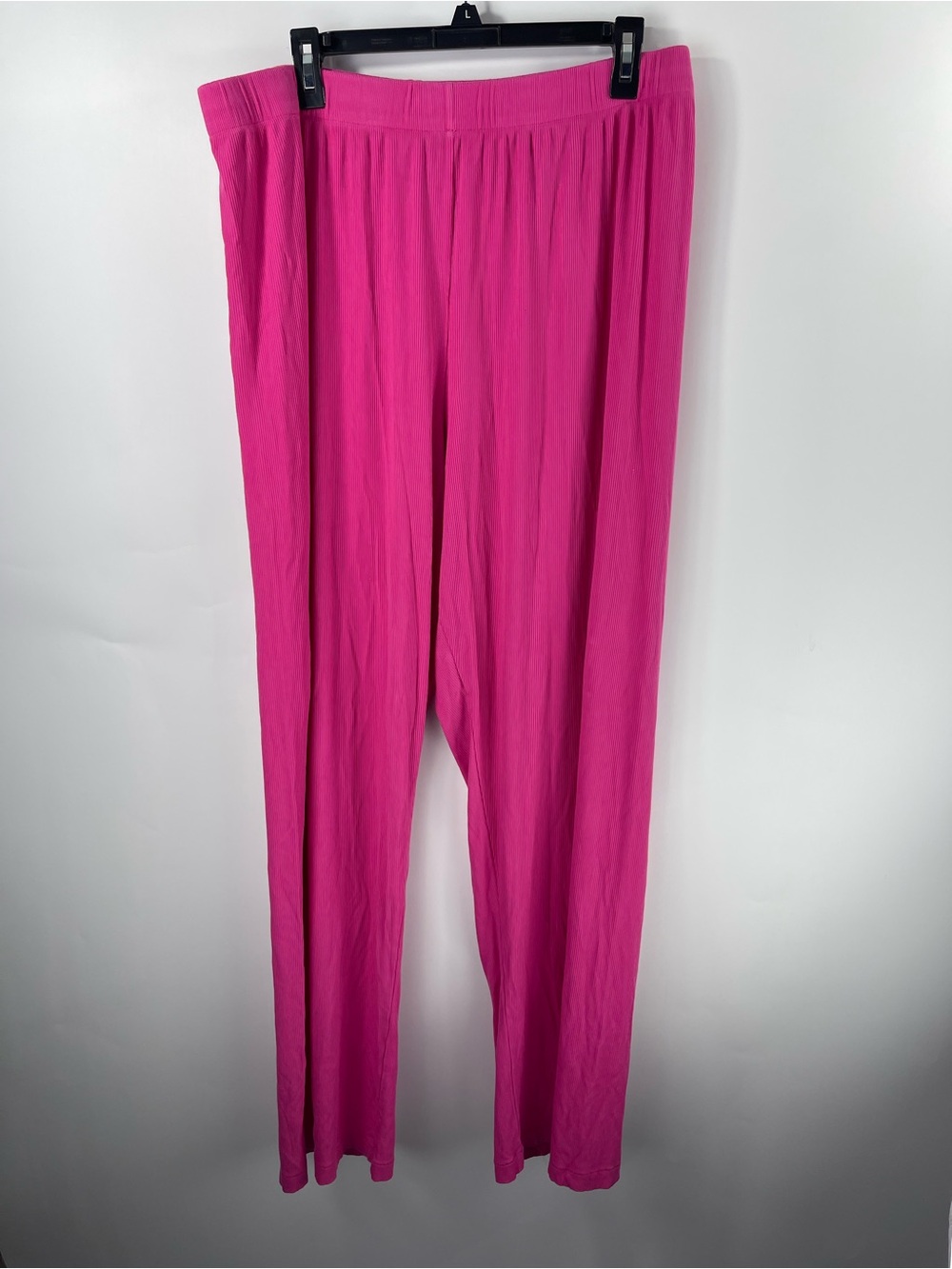 SKIMS Ribbed Pajama Set Women's 2X Pink Button Down Wide Leg
Loungewear - Picture 5 of 13